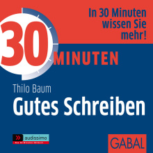 30 Minuten Gutes Schreiben (Buchcover)