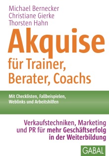 Akquise für Trainer, Berater, Coachs (Buchcover)