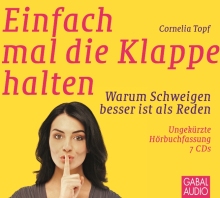 Einfach mal die Klappe halten (Buchcover)