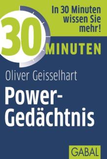 30 Minuten Power-Gedächtnis (Buchcover) 30 Minuten Power-Gedächtnis (Buchcover)