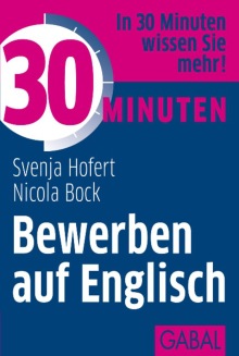 30 Minuten Bewerben auf Englisch (Buchcover)