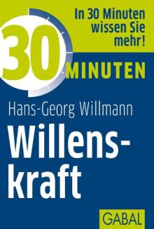 30 Minuten Willenskraft (Buchcover)