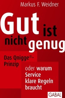 Gut ist nicht genug (Buchcover) Gut ist nicht genug (Buchcover)