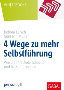 4 Wege zu mehr Selbstführung (Buchcover)