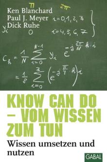 Know can do - vom Wissen zum Tun (Buchcover) Know can do - vom Wissen zum Tun (Buchcover)