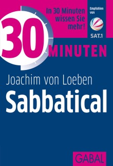 30 Minuten Sabbatical (Buchcover) 30 Minuten Sabbatical (Buchcover)