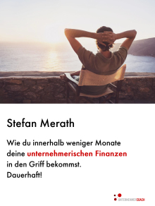 Wie du innerhalb weniger Monate deine unternehmerischen Finanzen in den Griff bekommst. Dauerhaft! (Buchcover)