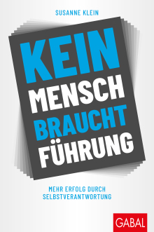 Kein Mensch braucht Führung (Buchcover)