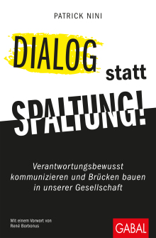 Dialog statt Spaltung! (Buchcover)