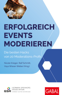 Erfolgreich Events moderieren (Buchcover)